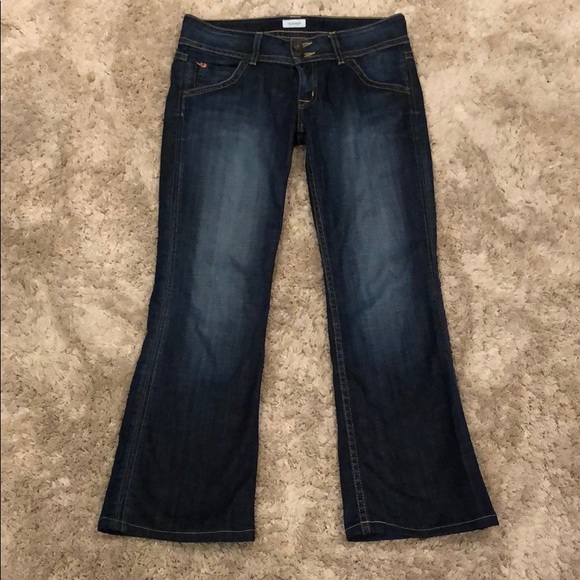 Hudson Flap Pocket Bootcut Ankle Jean in Elm - Picture 1 of 8